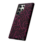 Wooden Calligraphy Pink - Tough Case