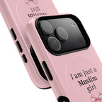 « I am just a Muslim girl » rose – Coque magnétique