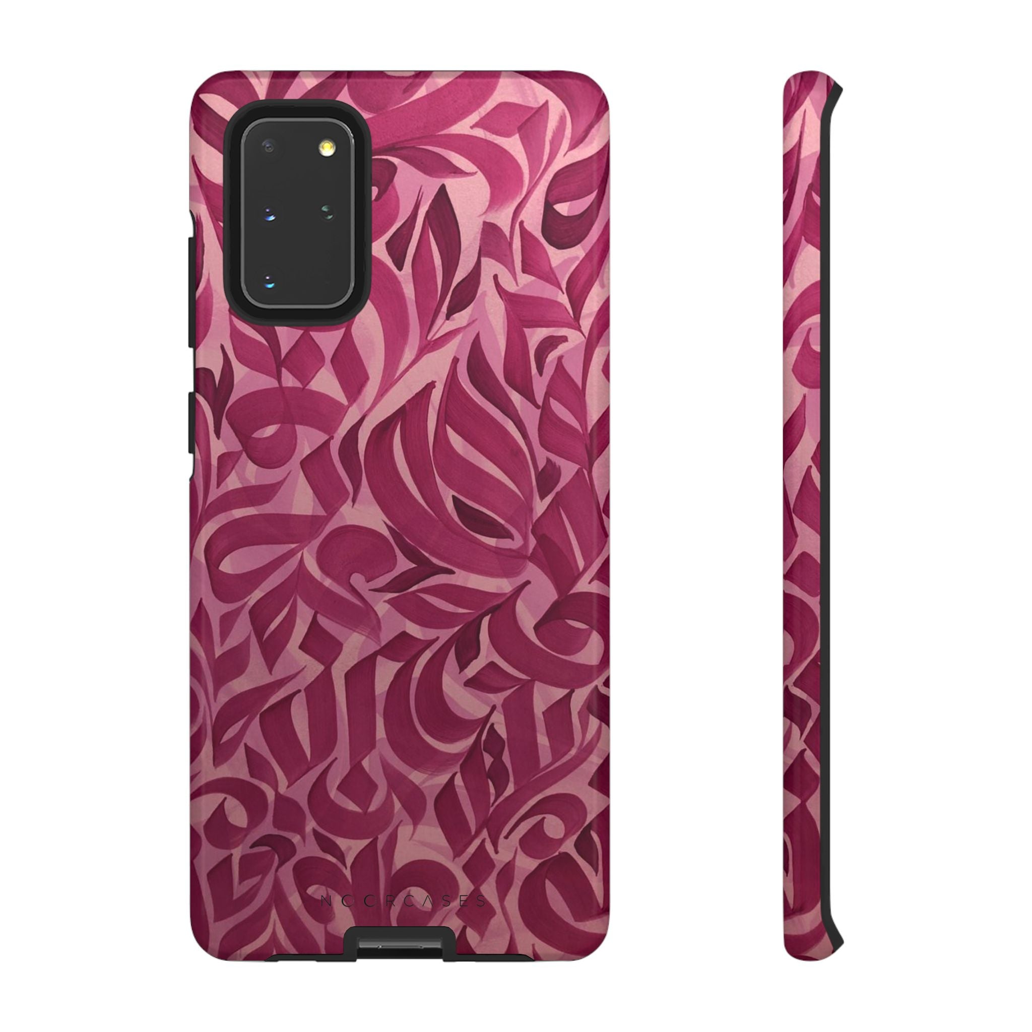 Floral Calligraphy Pink - Tough Case