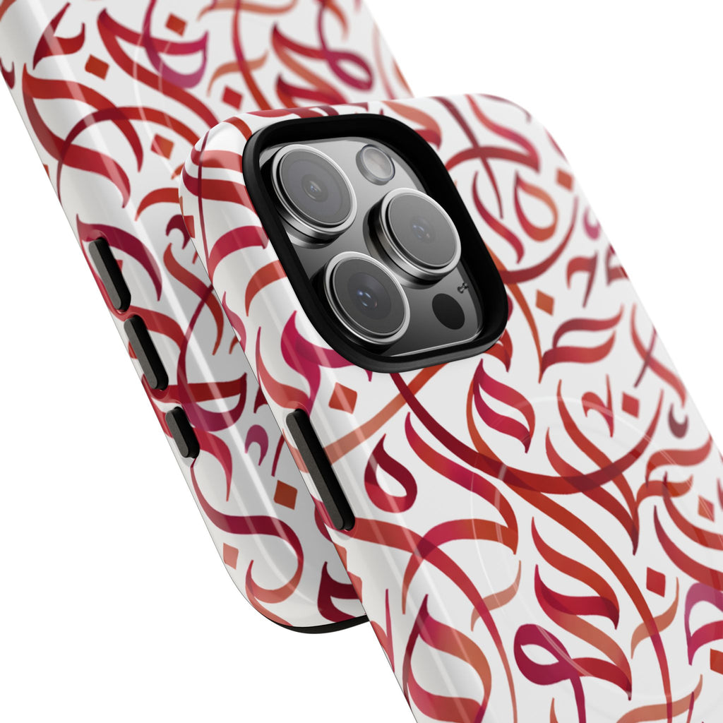 Flowing Calligraphy Red - Magnetic Case