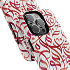 Flowing Calligraphy Red - Magnetic Case