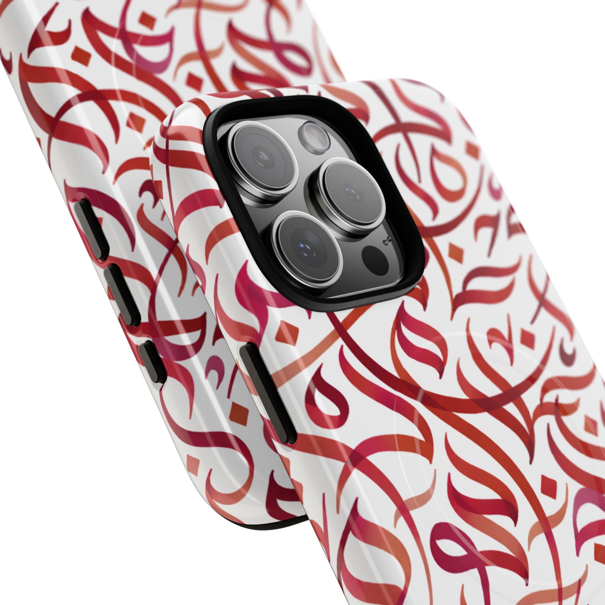 Flowing Calligraphy Red - Magnetic Case