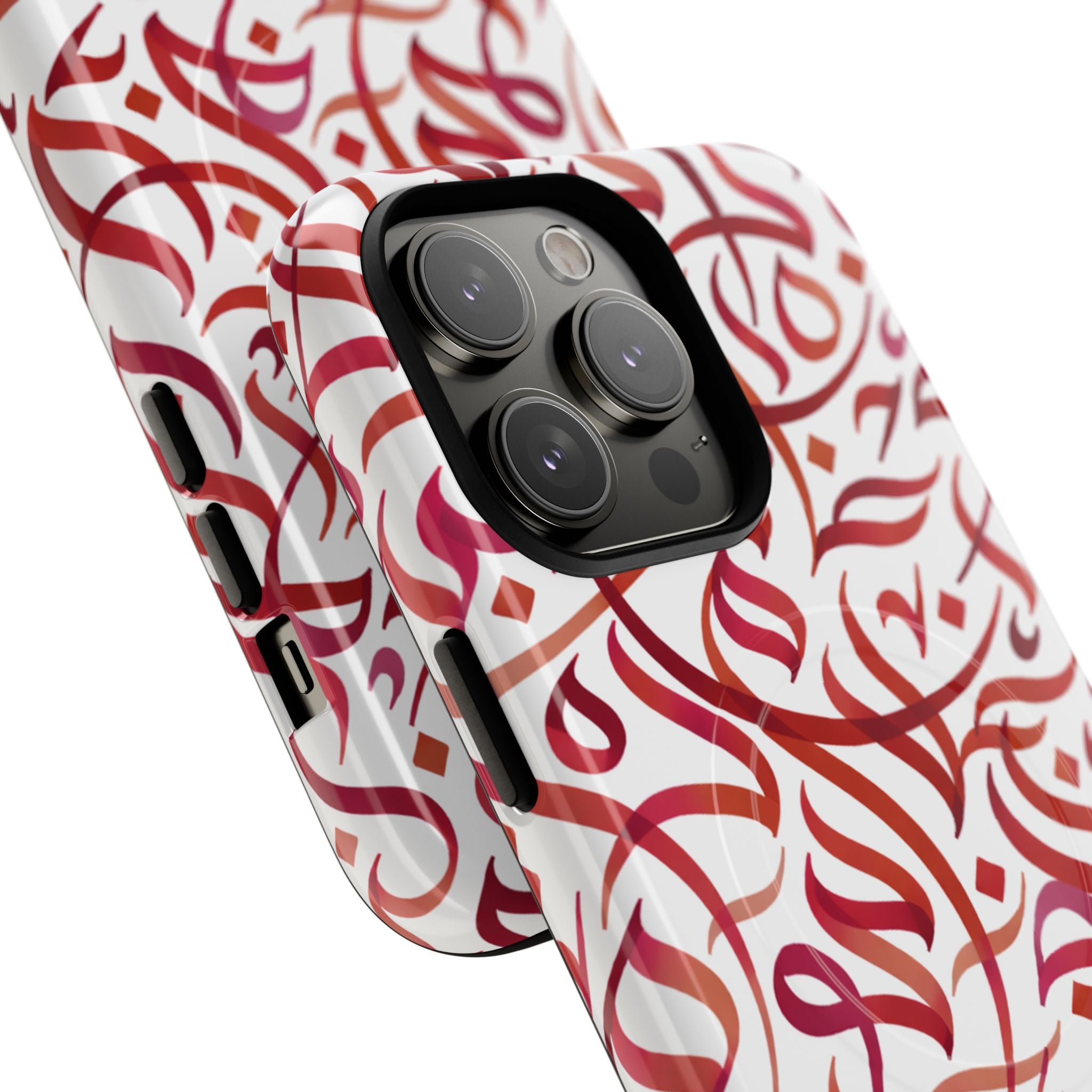 Flowing Calligraphy Red - Magnetic Case