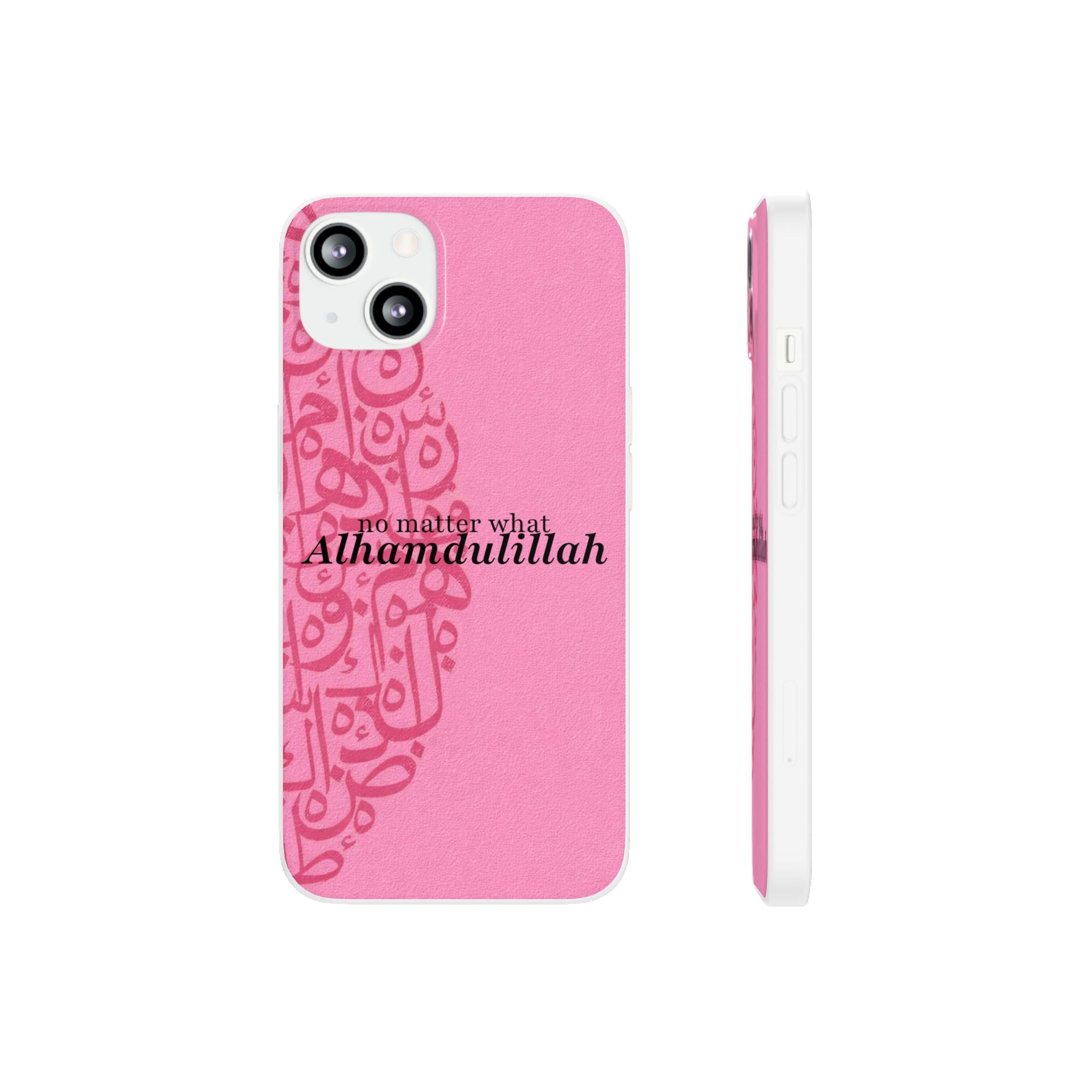 ''Alhamdulillah'' Pink - Flexi Case