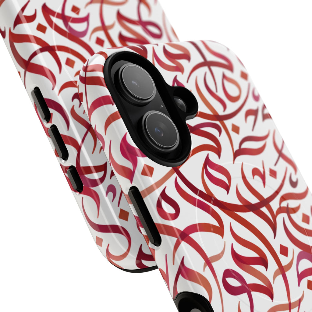 Flowing Calligraphy Red - Magnetic Case