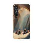 Sunlit Mosque Prayer Scene - Art Case