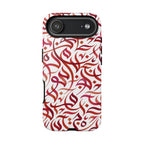 Flowing Calligraphy Red - Tough Case