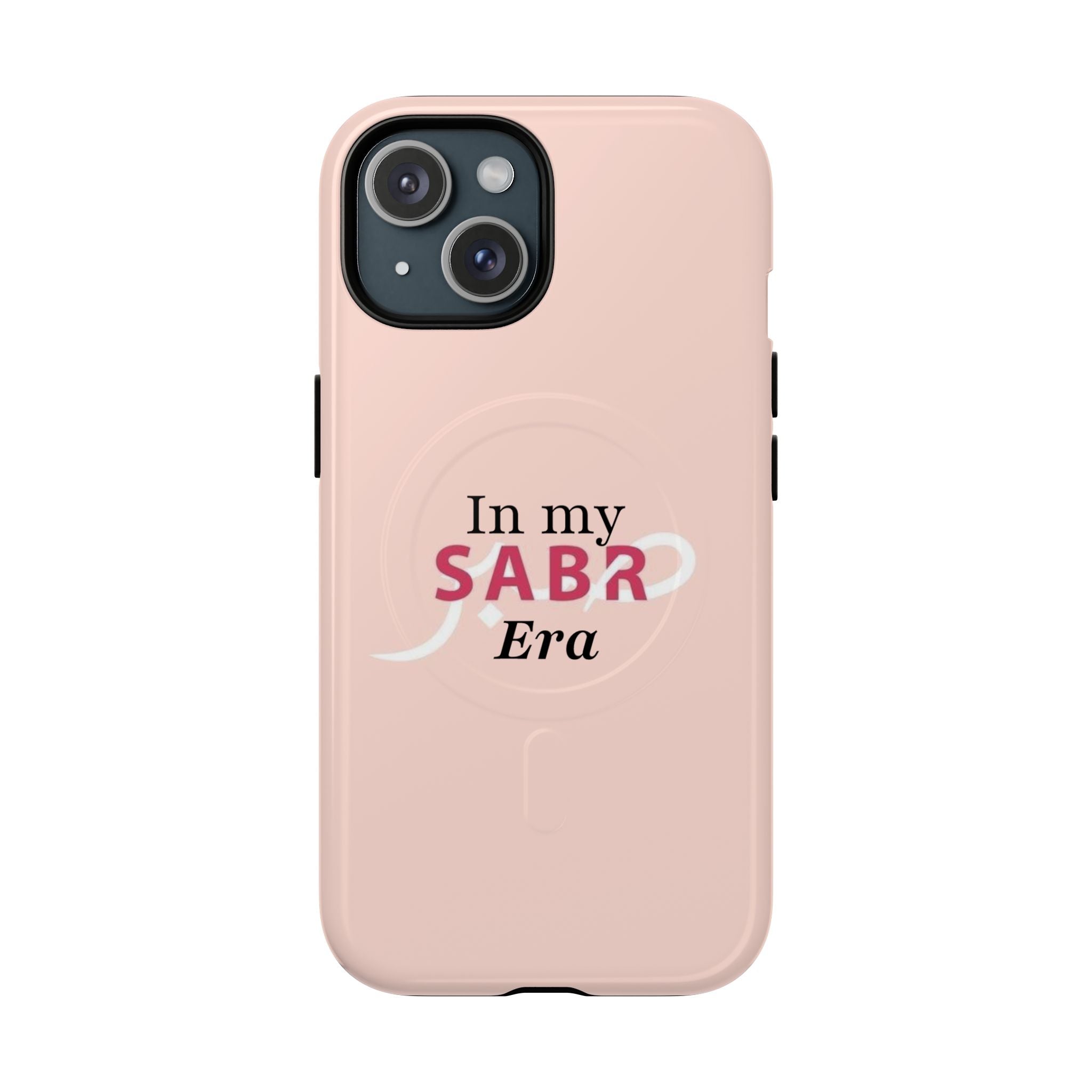 Magnetic Tough Phone Case — "In My Sabr Era" Pink Protective Cover
