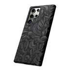 Floral Calligraphy Black - Tough Case