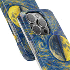Van Gogh Nachthemel Maan Gesplitst - Kunst Hoesje