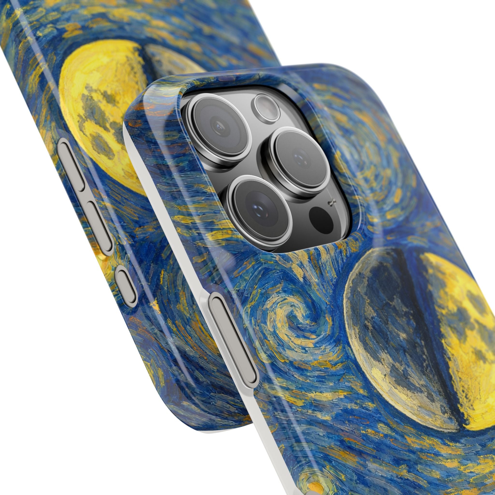 Van Gogh Night Sky Moon Split - Art Case