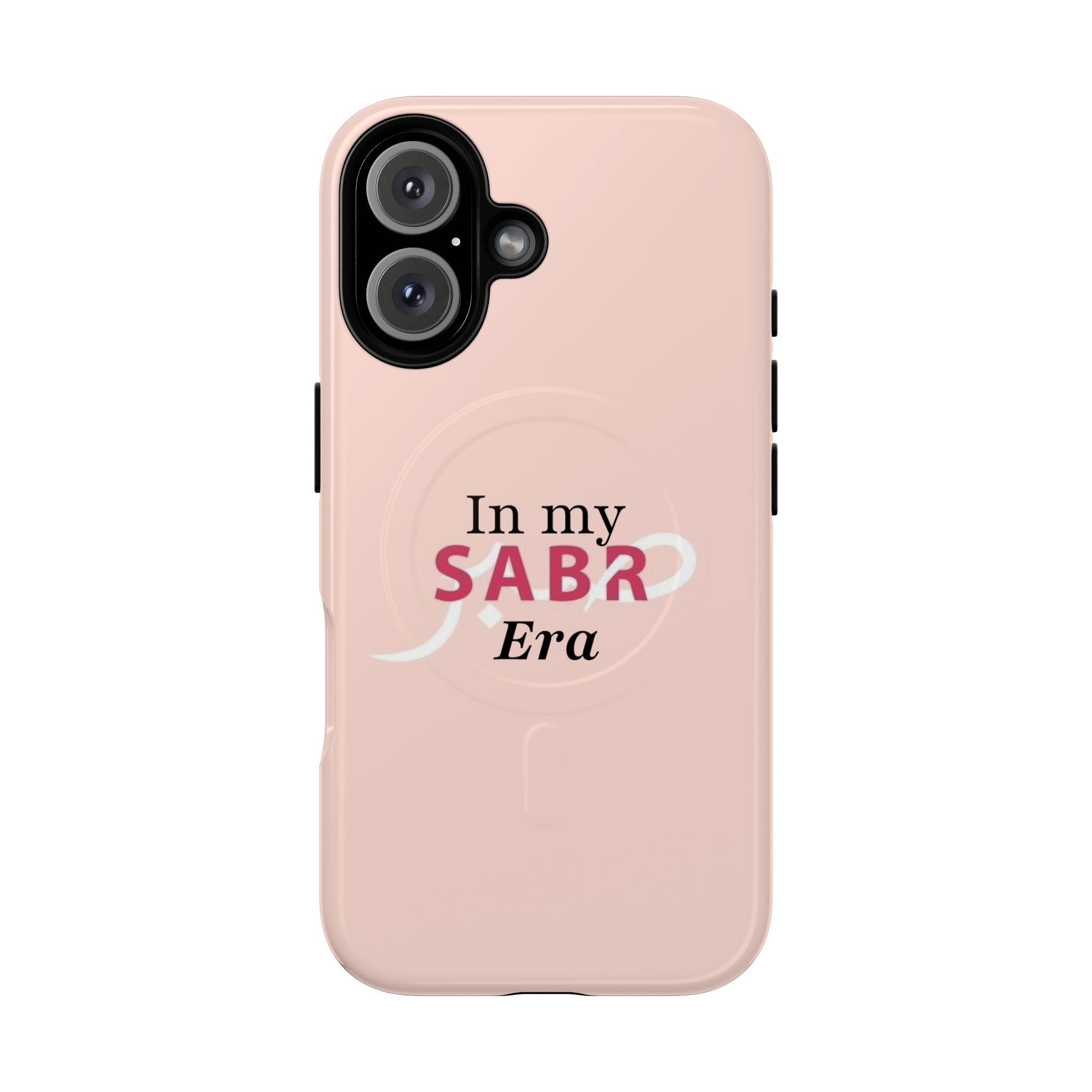 Magnetic Tough Phone Case — "In My Sabr Era" Pink Protective Cover