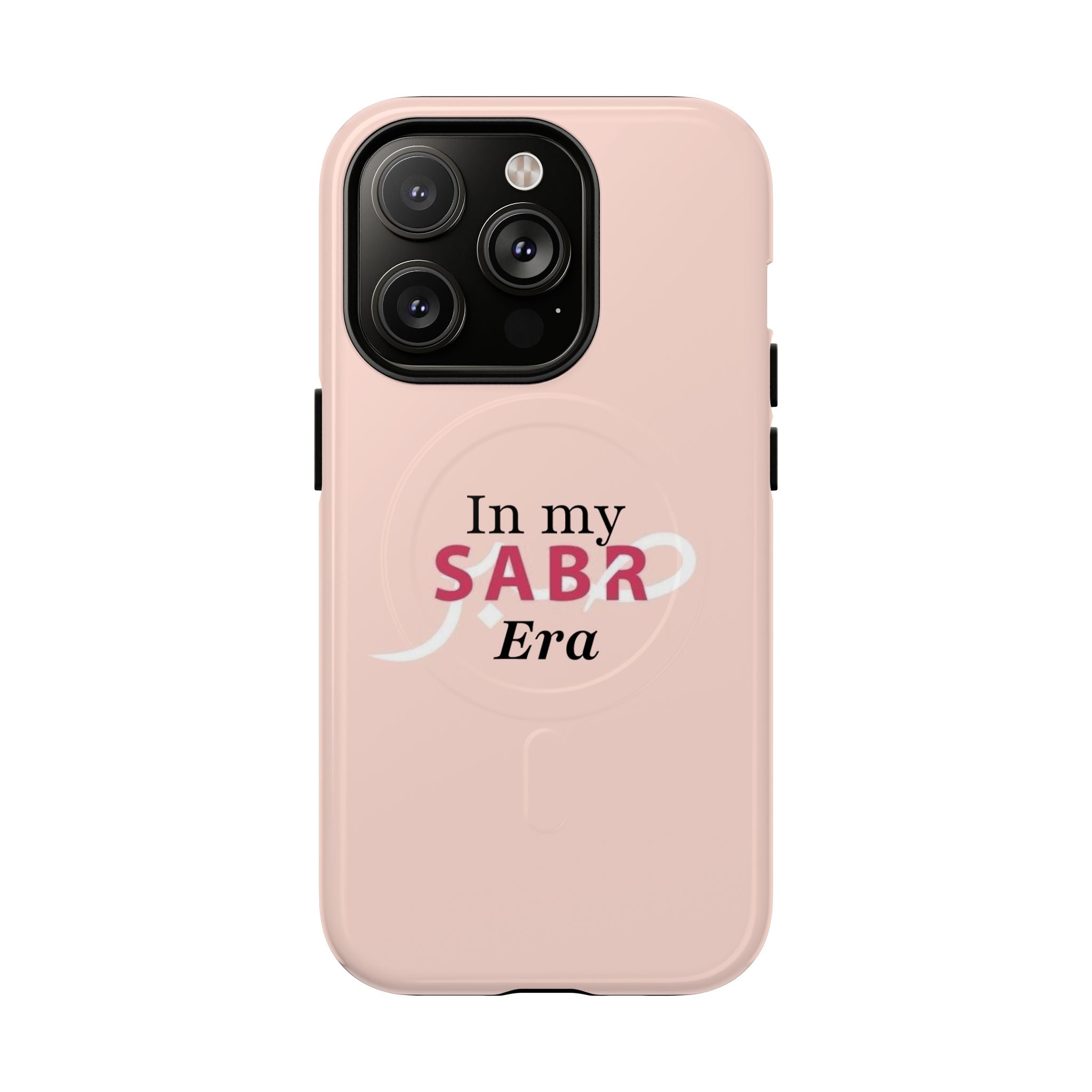 Magnetic Tough Phone Case — "In My Sabr Era" Pink Protective Cover