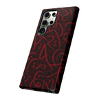 Wooden Calligraphy Red - Tough Case