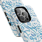 Arabic Calligraphy Blue - Tough Case