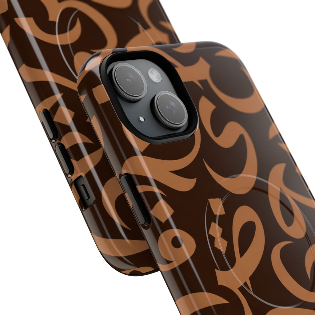 Simple Calligraphy Brown - Magnetic Case