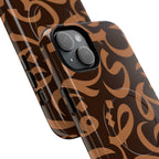 Simple Calligraphy Brown - Magnetic Case