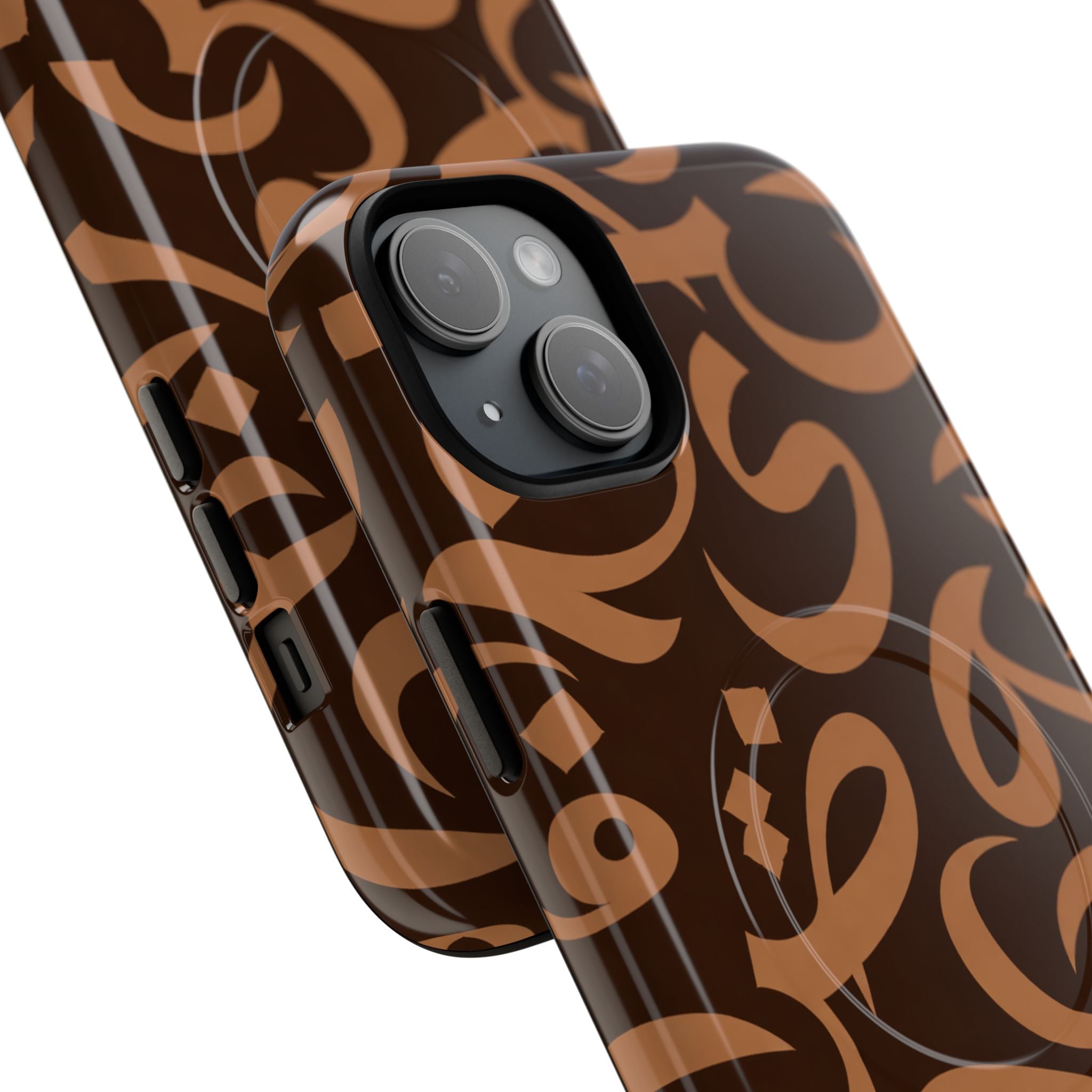 Simple Calligraphy Brown - Magnetic Case