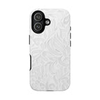 Floral Calligraphy White - Tough Case