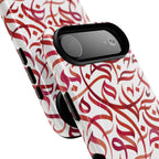 Flowing Calligraphy Red - Magnetic Case