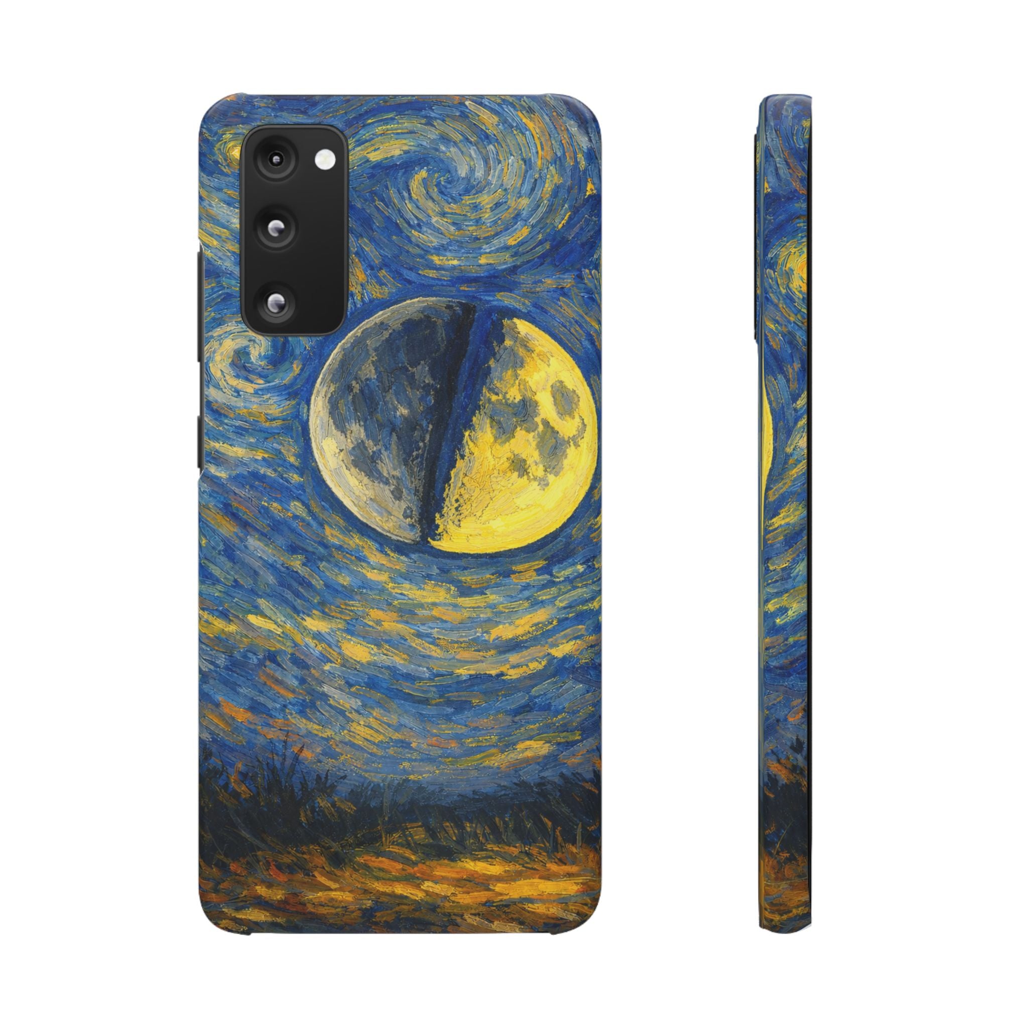 Van Gogh Night Sky Moon Split - Art Case