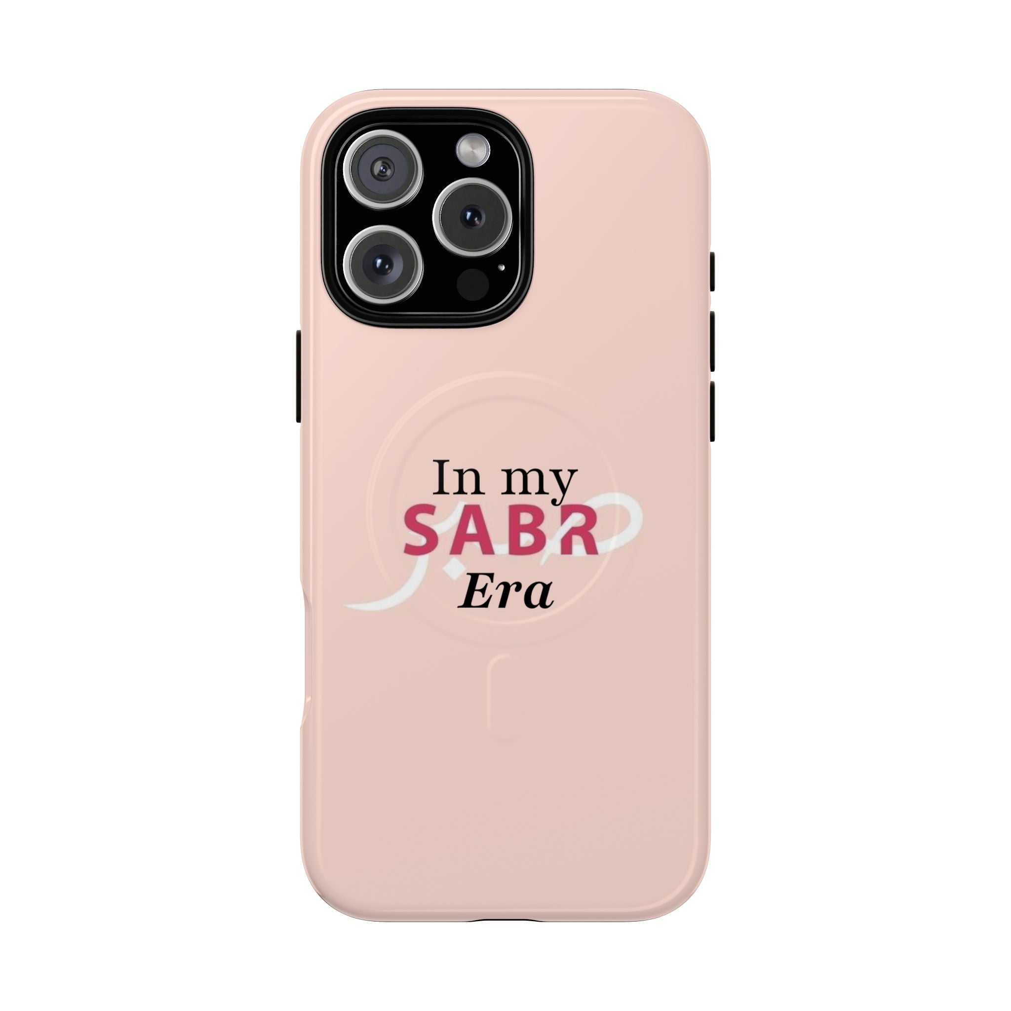 Magnetic Tough Phone Case — "In My Sabr Era" Pink Protective Cover