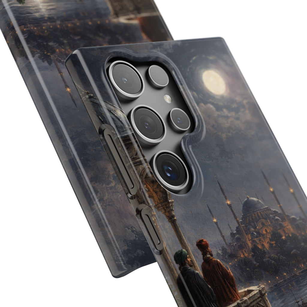 Moonlit Istanbul Landscape - Art Case