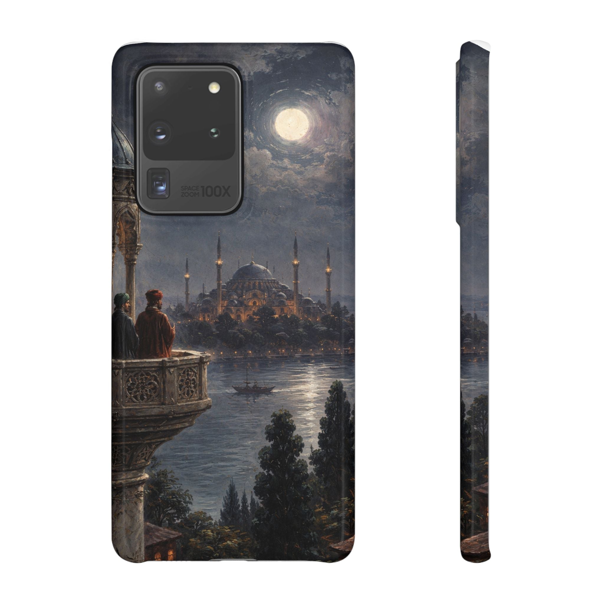 Moonlit Istanbul Landscape - Art Case