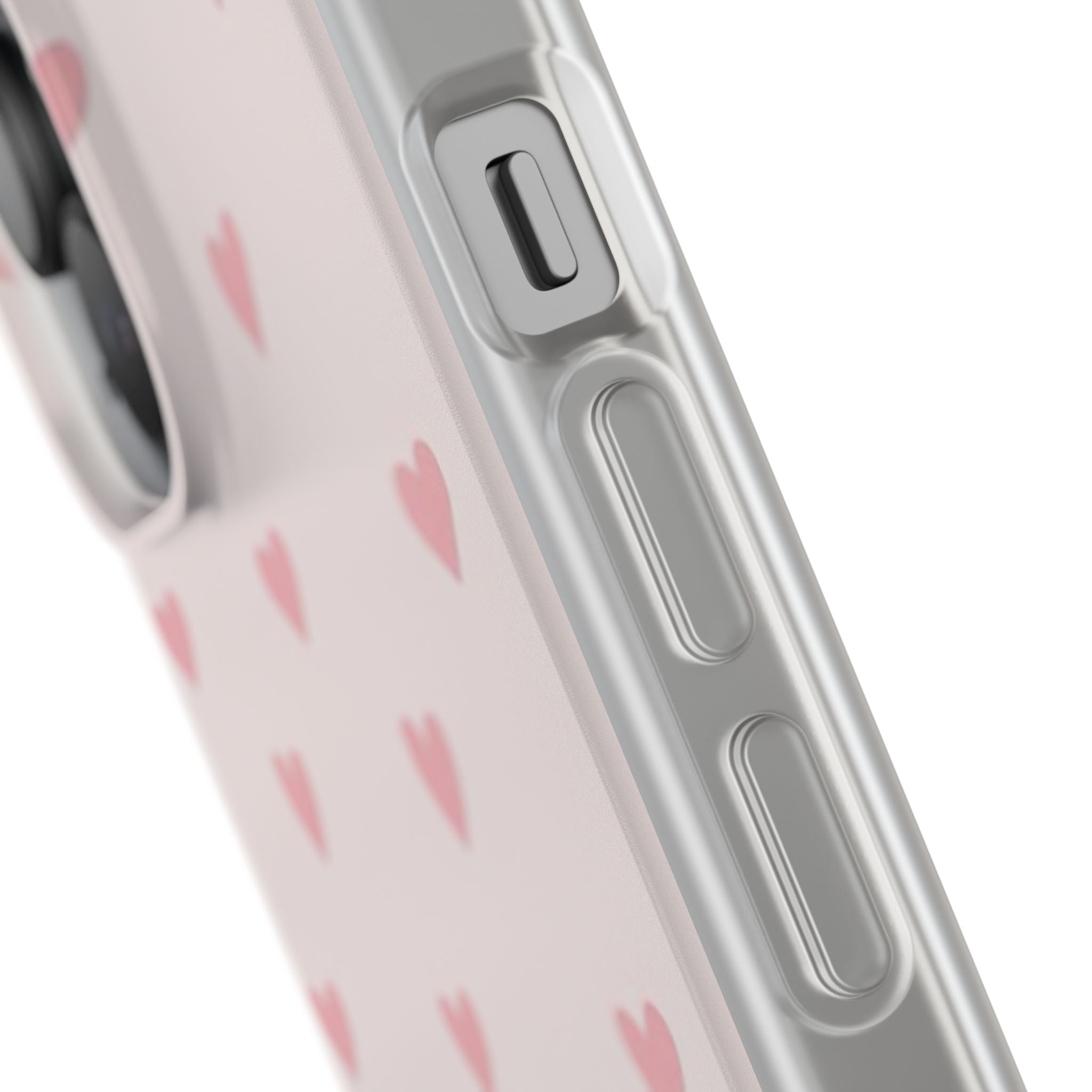 ''Smile It's Sunnah'' Pink Heart Pattern - Flexi Case