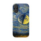 Van Gogh Nachthemel Maan Gesplitst - Kunst Hoesje