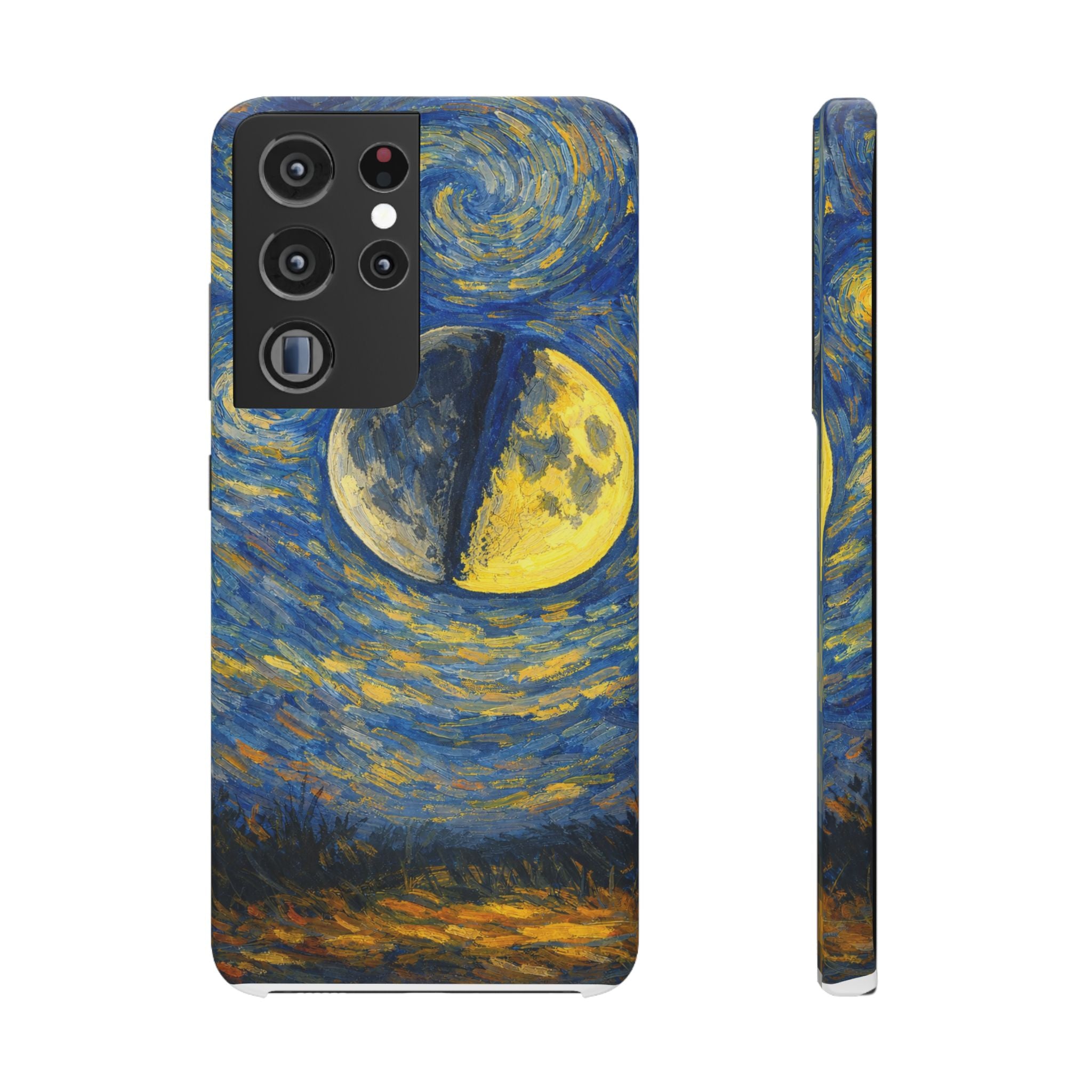 Van Gogh Night Sky Moon Split - Art Case