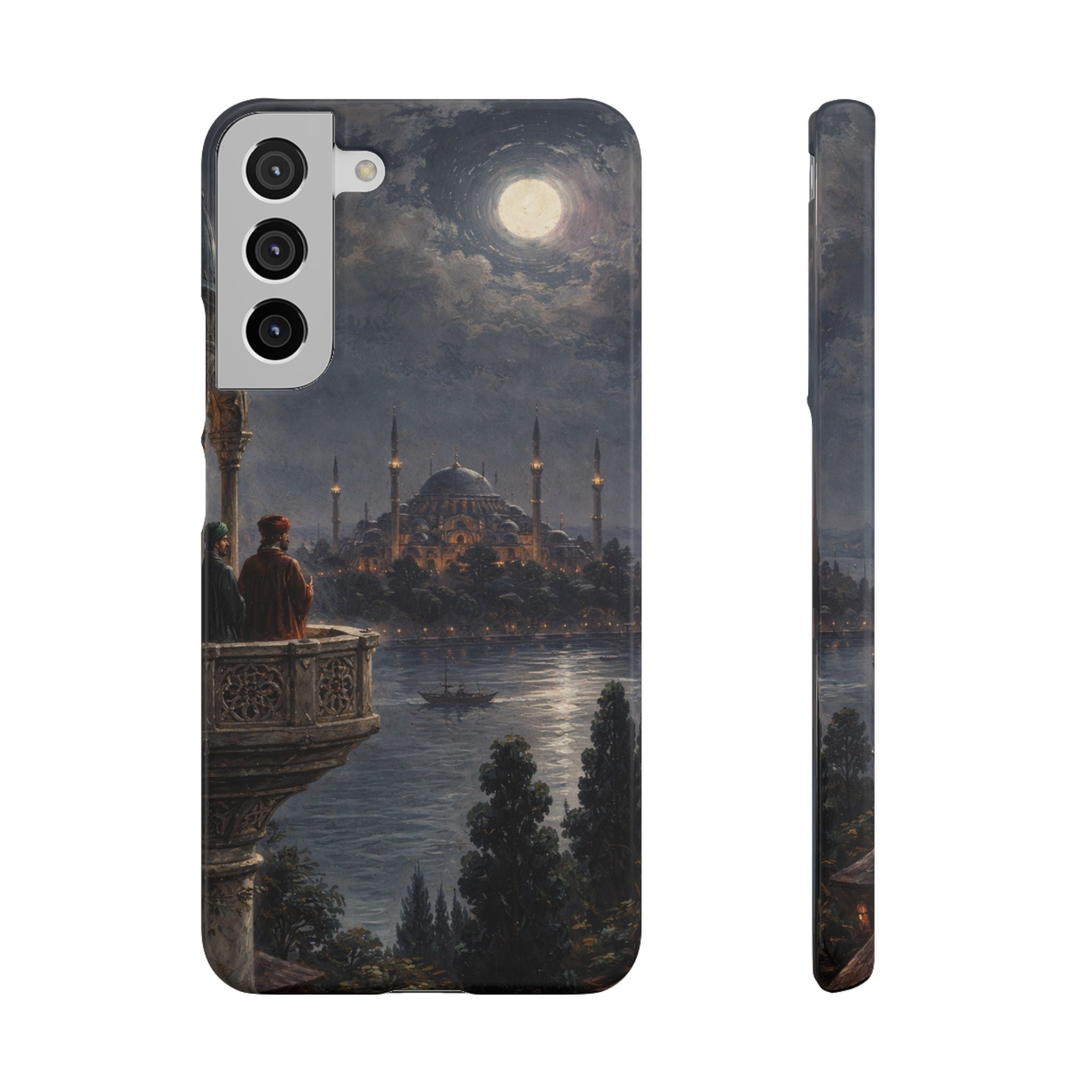 Moonlit Istanbul Landscape - Art Case