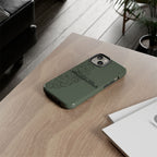 ''Alhamdulillah'' Olive Green - Tough Case