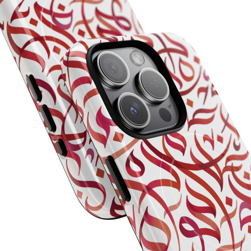 Flowing Calligraphy Red - Magnetic Case