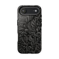 Floral Calligraphy Black - Tough Case