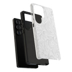 Floral Calligraphy White - Tough Case
