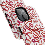 Flowing Calligraphy Red - Magnetic Case