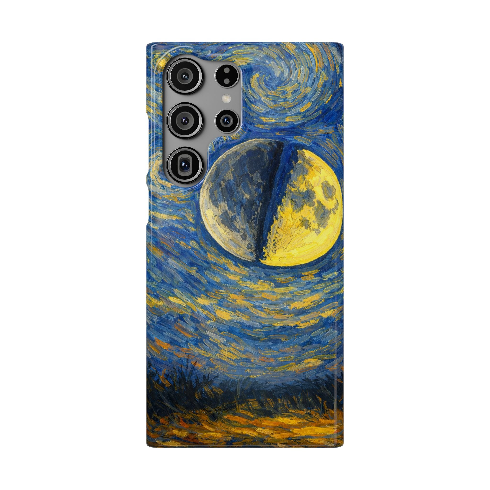 Van Gogh Night Sky Moon Split - Art Case