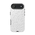 Wooden Calligraphy White - Tough Case