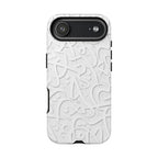 Wooden Calligraphy White - Tough Case