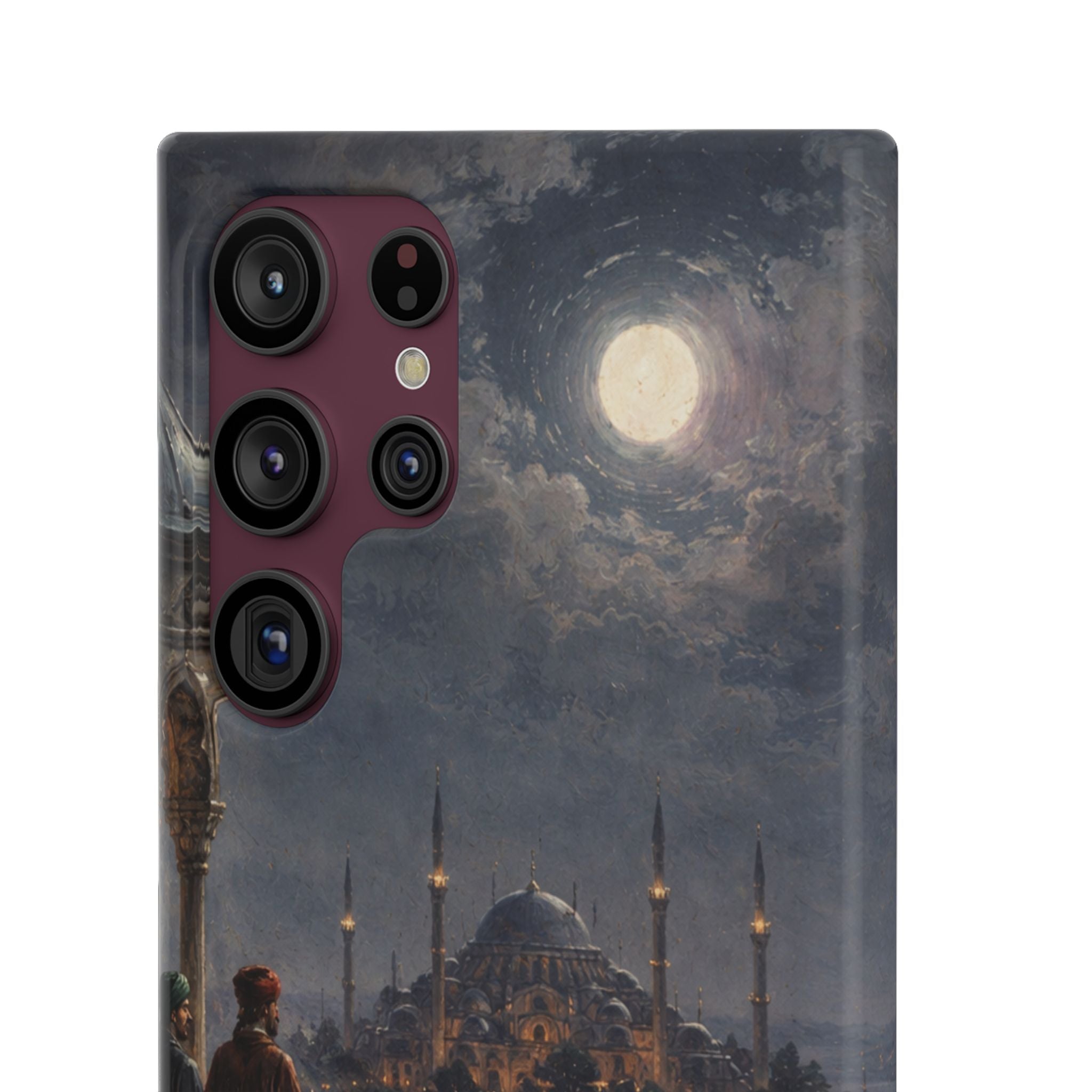 Moonlit Istanbul Landscape - Art Case