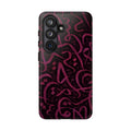 Wooden Calligraphy Pink - Tough Case
