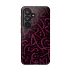 Wooden Calligraphy Pink - Tough Case