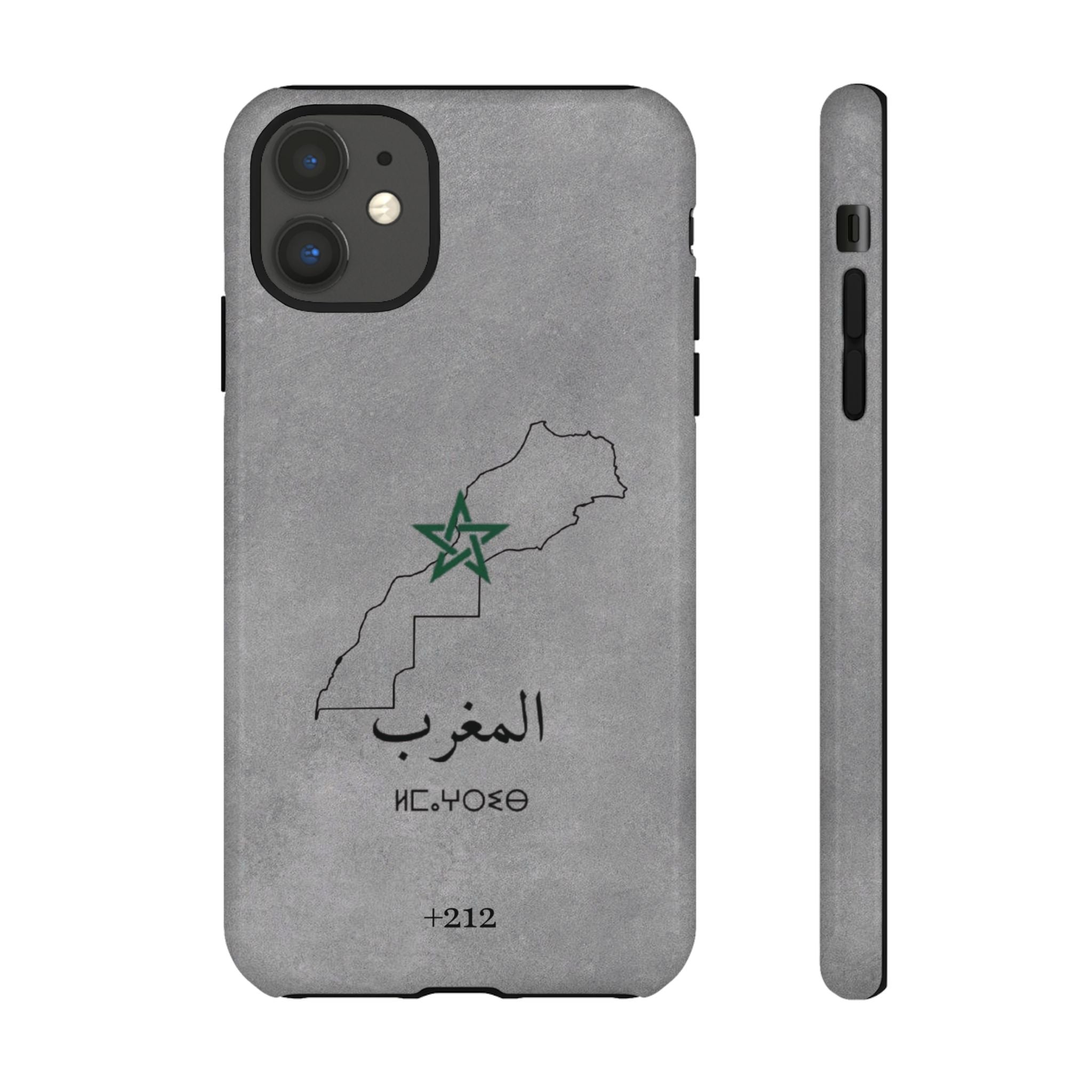 Morocco (+212) Grey - Tough Case