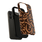 Simple Calligraphy Brown - Magnetic Case