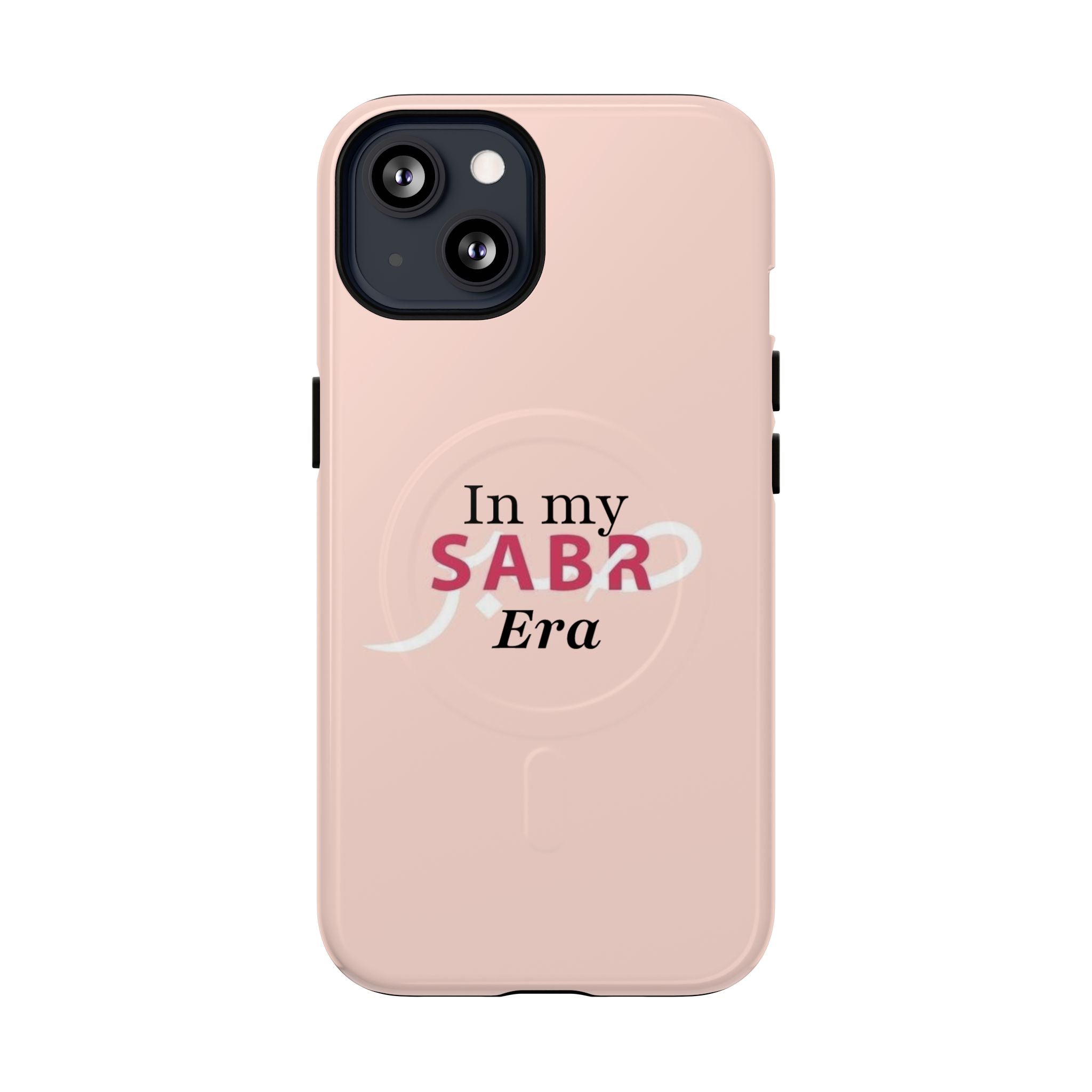 Magnetic Tough Phone Case — "In My Sabr Era" Pink Protective Cover