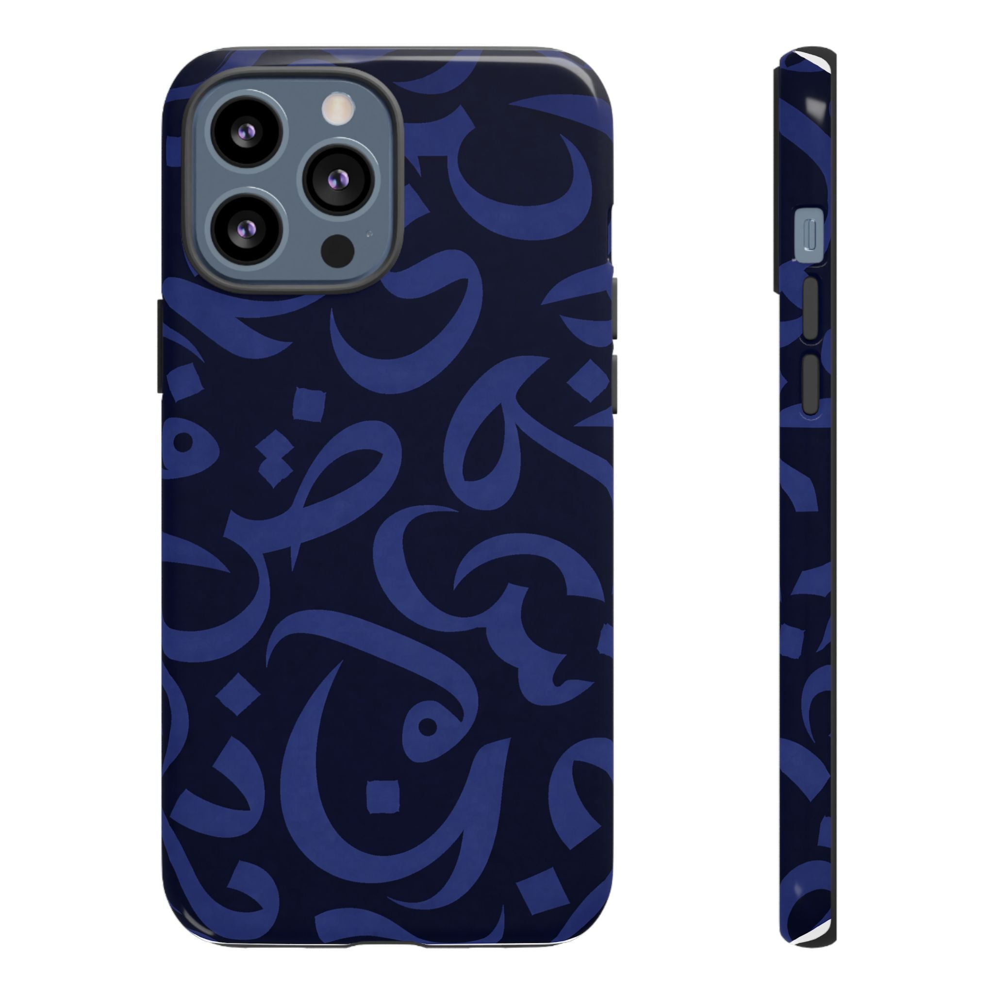 Simple Calligraphy Navy Blue - Tough Case