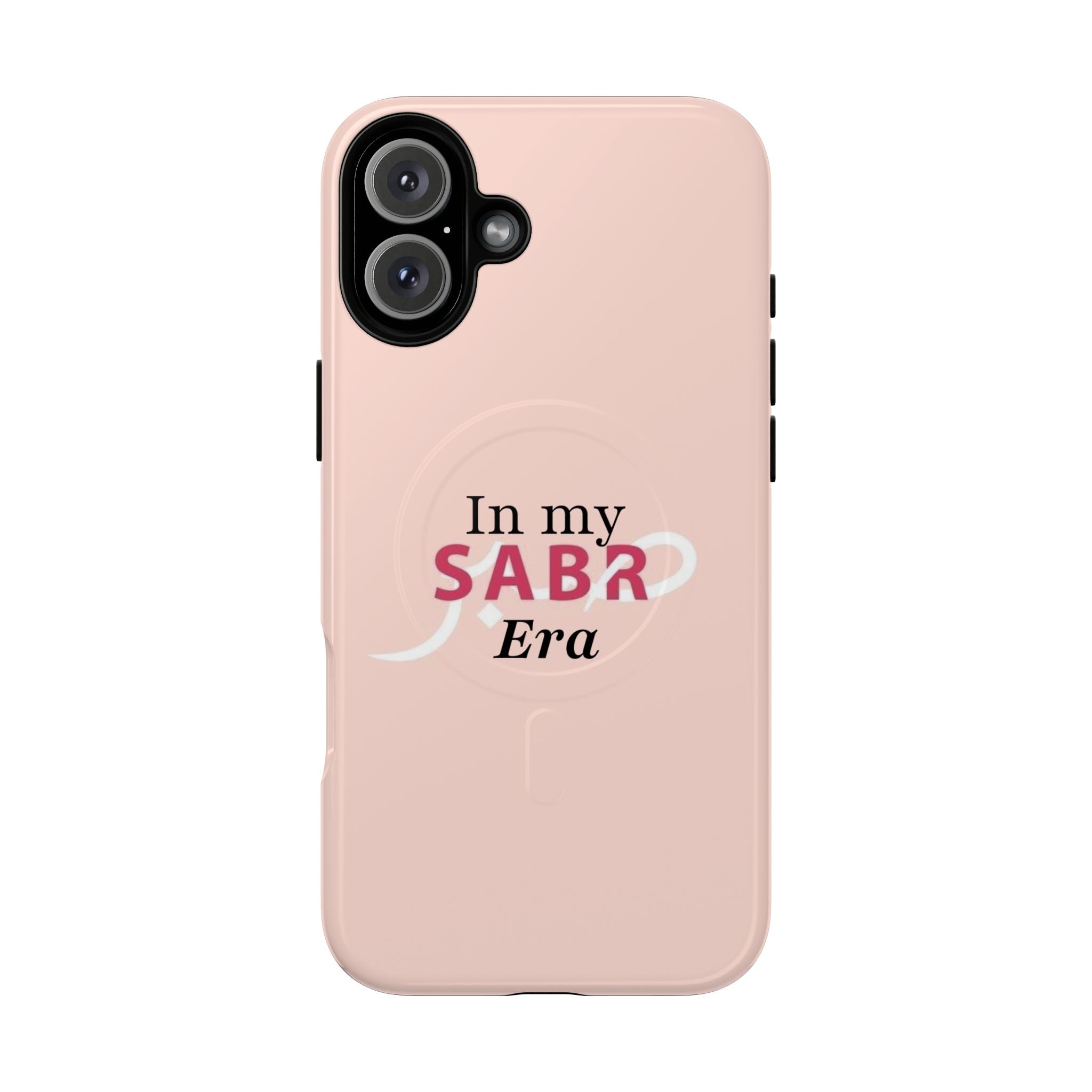 Magnetic Tough Phone Case — "In My Sabr Era" Pink Protective Cover