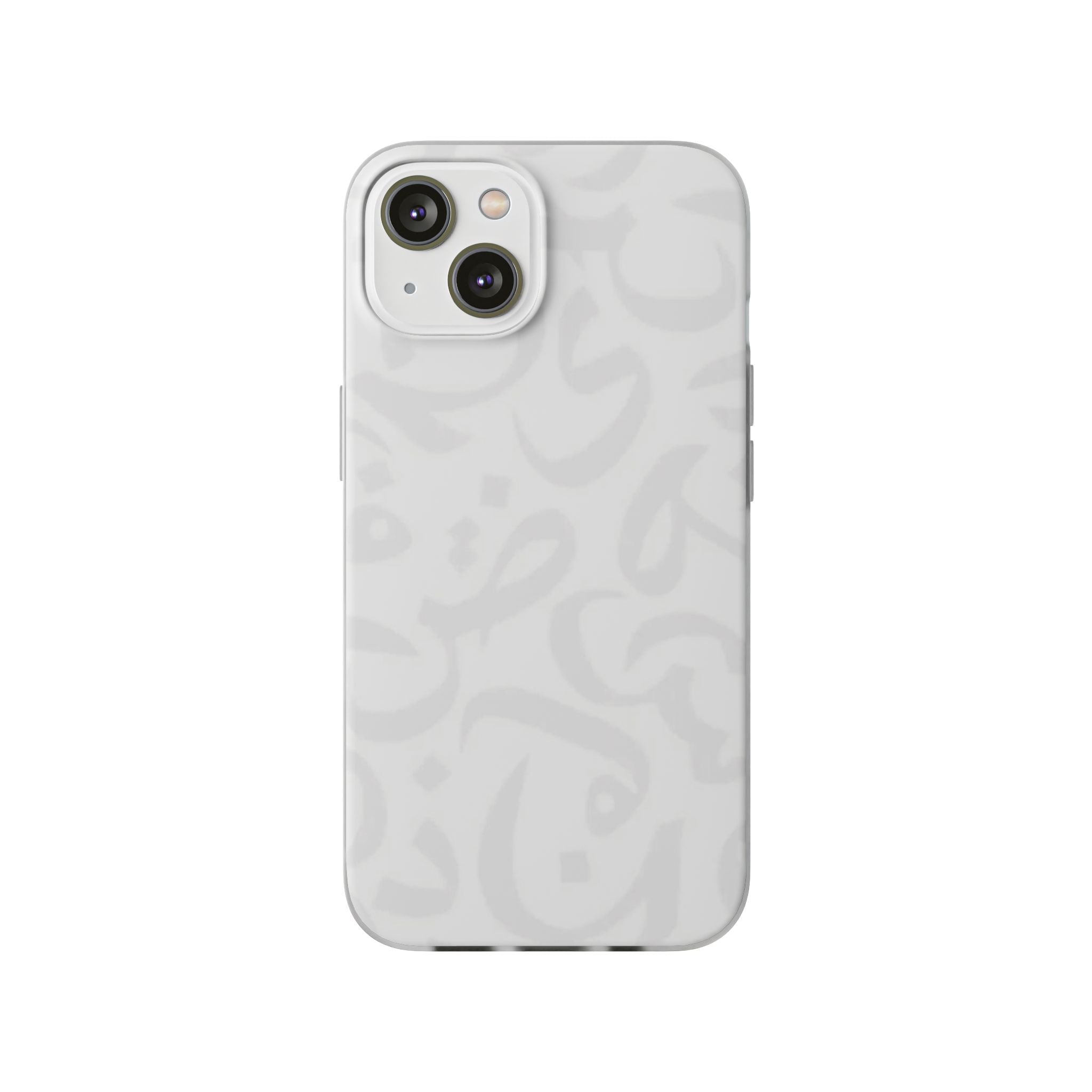 Arabic Calligraphy White Flexi Case