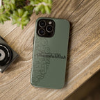 ''Alhamdulillah'' Olive Green - Tough Case